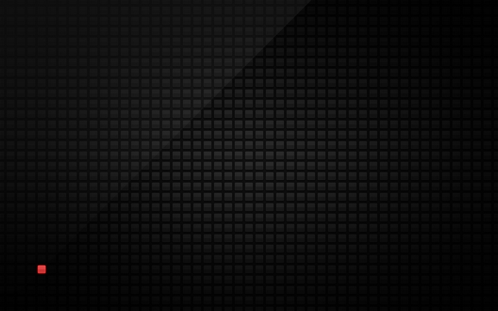 Abstract dark cubes with a red square