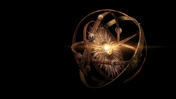 Game of Thrones compass with glowing center