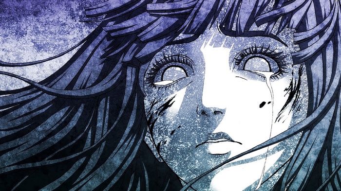 Hyuuga Hinata crying in Naruto Shippuuden artwork