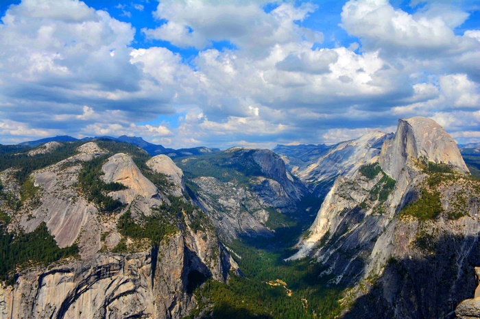 Yosemite National Park Landscape with Half Dome