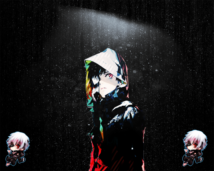 Tokyo Ghoul Kaneki Ken in the Rain