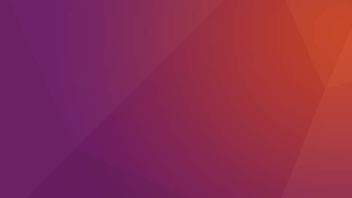 Ubuntu minimalist gradient abstract design