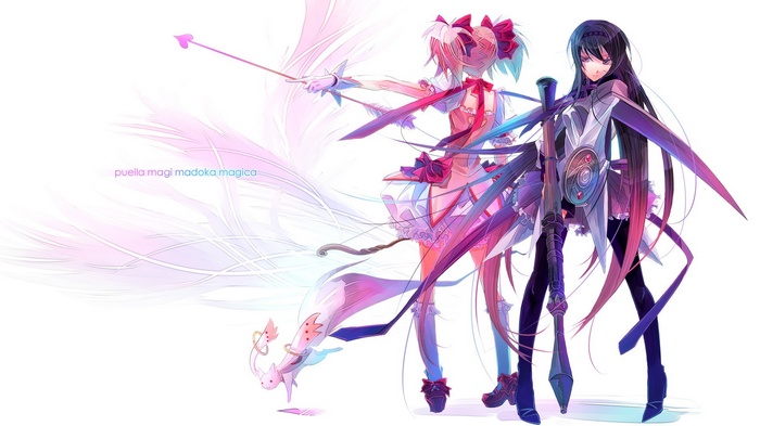 Puella Magi Madoka Magica: Madoka and Homura