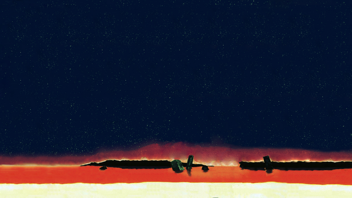 Neon Genesis Evangelion apocalyptic landscape