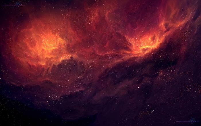 Nebula Space Art by TylerCreatesWorlds