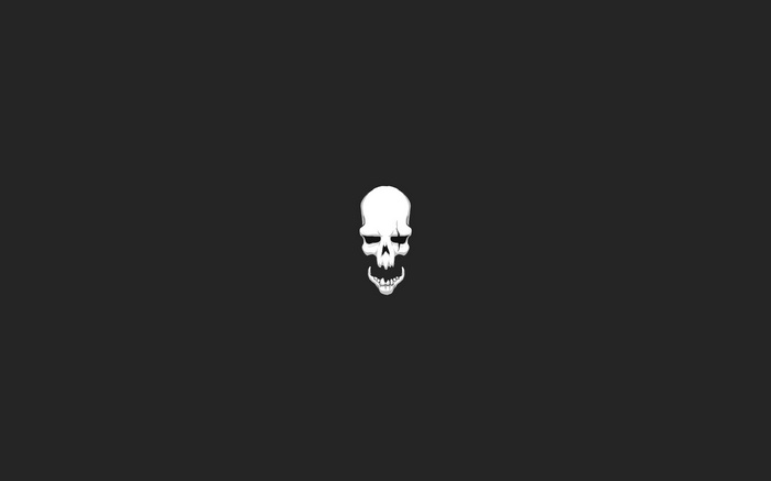 Monochrome Skull Logo