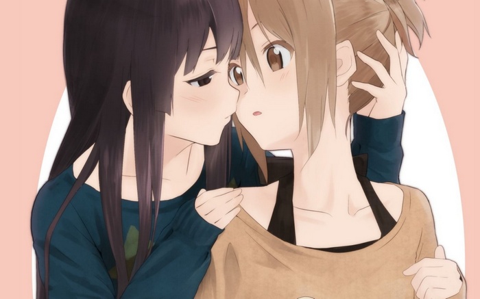 Akiyama Mio and Tainaka Ritsu from K-ON!