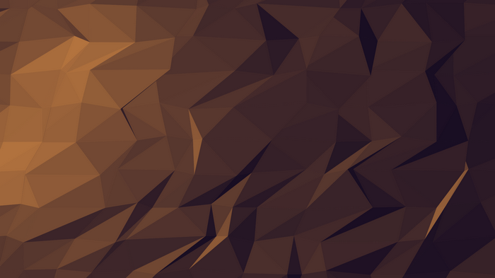 Low poly abstract geometric brown digital art