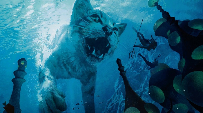 Magic: The Gathering underwater fantasy art