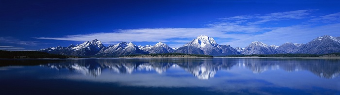 Grand Teton National Park Mountains Reflected in Lake