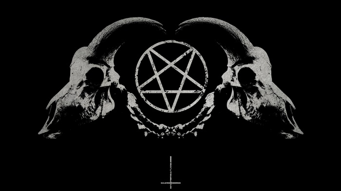 Satan, skull, demon, pentagram