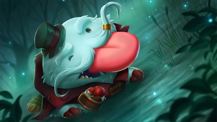 Tahm Kench from League of Legends in a forest