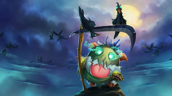 Fiddlesticks and Ravens in a Cloudy Night Sky