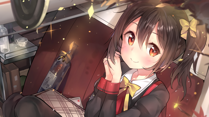 Yazawa Nico from Love Live! with twintails and bowtie