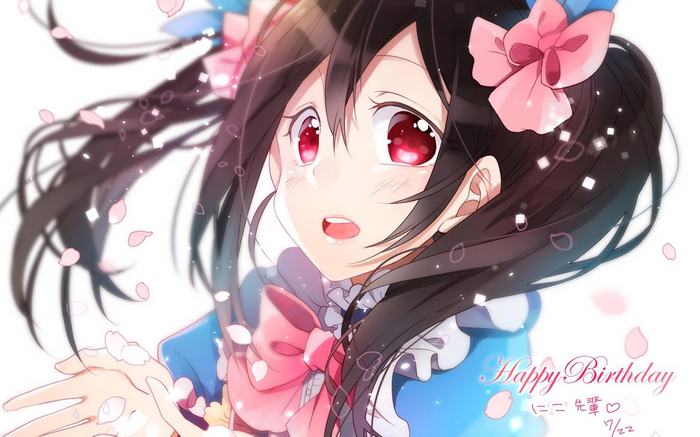Yazawa Nico Happy Birthday Love Live! Anime Girl