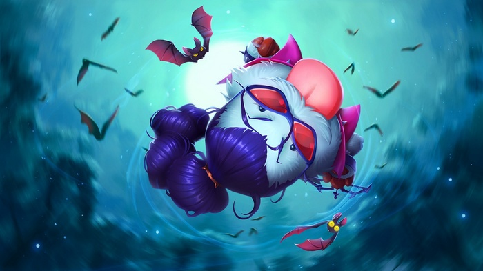 Vayne the Vampire Hunter Poro with Bats