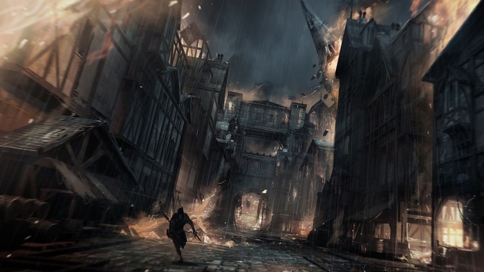 Thief video game concept art
