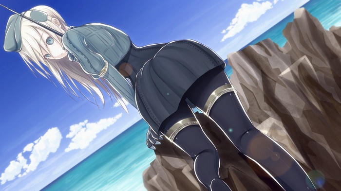 U-511 fishing on a rocky shore