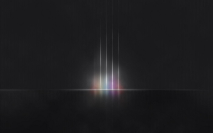 Abstract light streaks on a dark background
