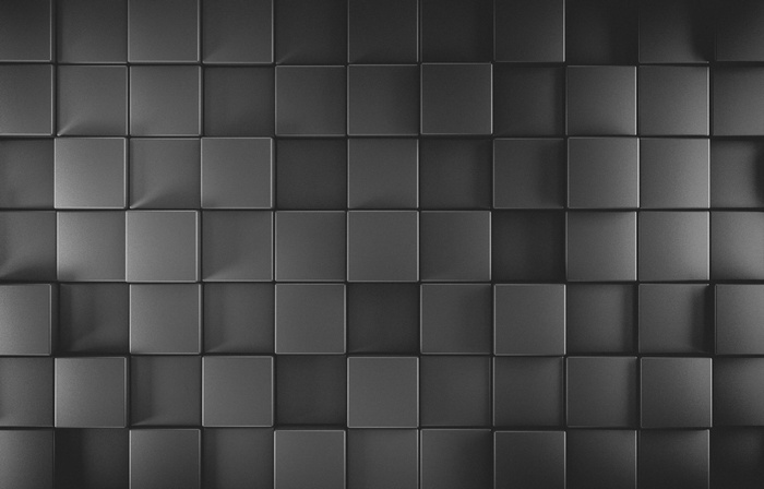 Abstract pattern of dark gray squares