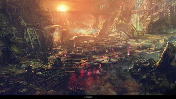 The Godlike Fantasy Art Landscape