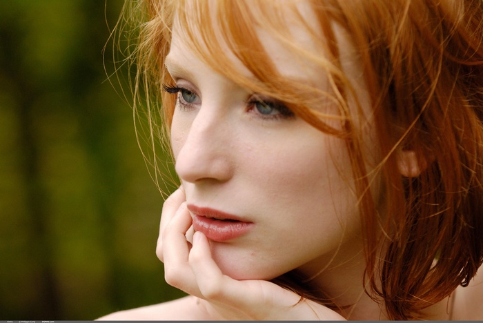 Clelia, face, redhead, women