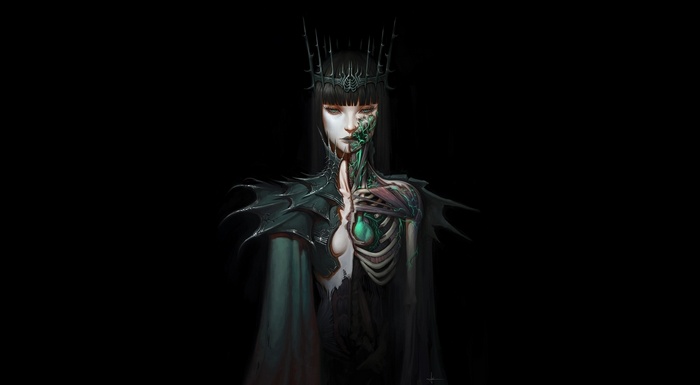 Hel, artwork, fantasy art