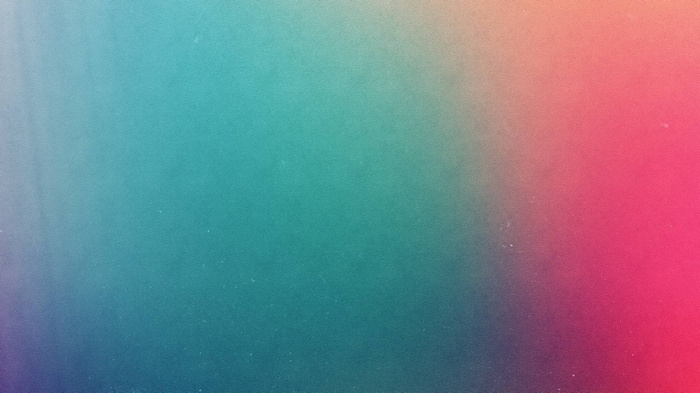 Abstract gradient with teal and pink hues