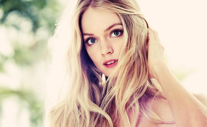 women, model, Lindsay Ellingson, face, blonde
