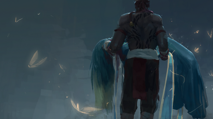 Lee Sin and Sona from League of Legends