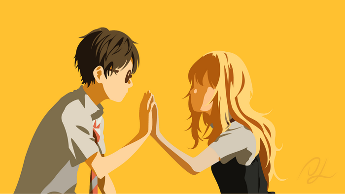 Arima Kousei and Miyazono Kaori from Shigatsu wa Kimi no Uso