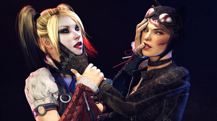 Harley Quinn and Catwoman from Batman: Arkham Knight
