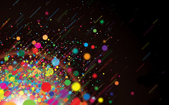 dots, colorful, abstract