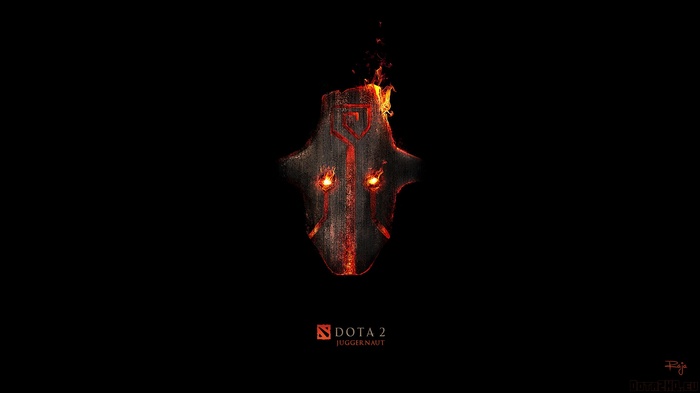 Dota 2 Juggernaut Mask with Flames