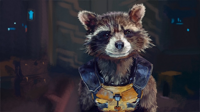 Rocket Raccoon from Guardians of the Galaxy