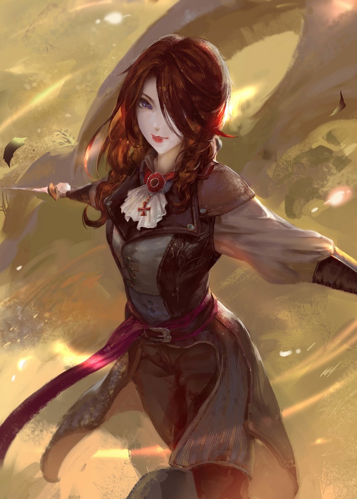 Elise from Assassin's Creed: Unity fantasy art