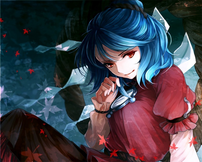 Yasaka Kanako from Touhou anime