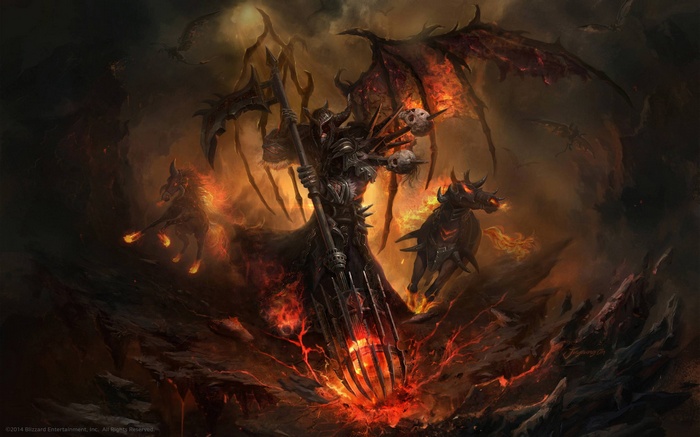 Diablo's Lord of Terror with Hellish Steeds