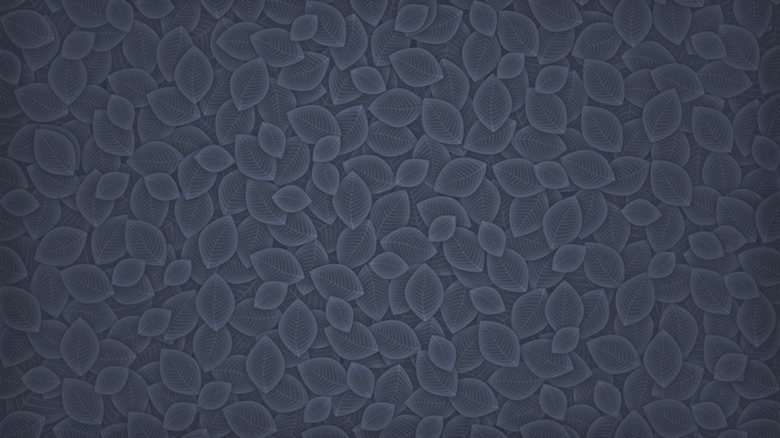 Dark blue leaves pattern artwork