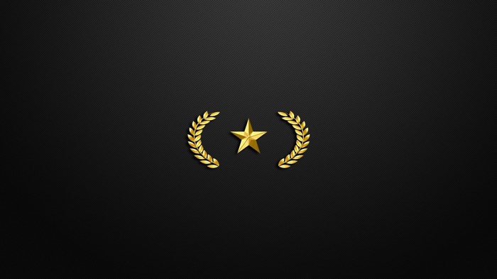 Counter-Strike: Global Offensive golden star and laurel wreath