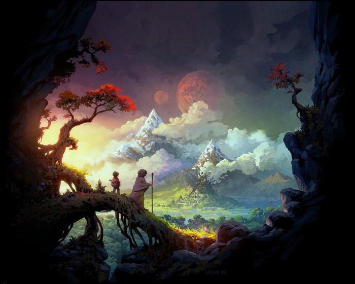 The Wormworld Saga: Adventurers in a Fantasy Landscape