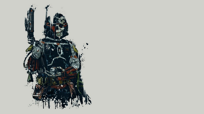 Boba Fett Star Wars illustration