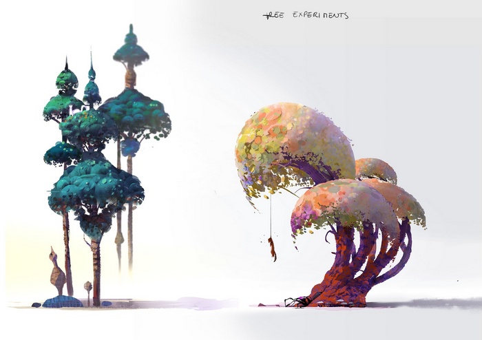 Tree experiments digital art