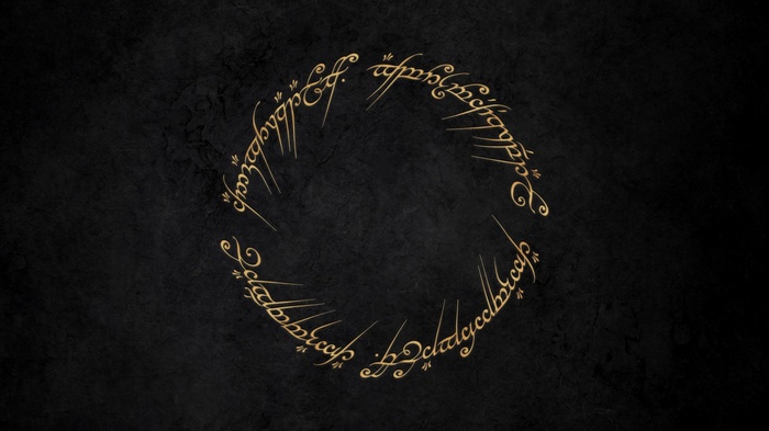 The One Ring inscription from The Lord of the Rings