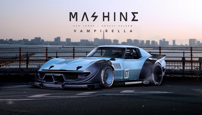Khyzyl Saleem's Vampirella Chevrolet Corvette Stingray