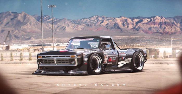 Khyzyl Saleem's Ford F-150 Street Car Artwork