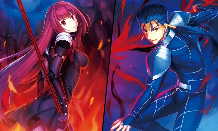 Scathach and Cu Chulainn from Fate Series