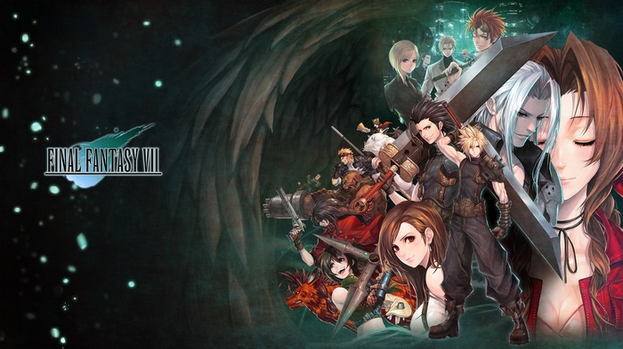 Final Fantasy VII characters artwork