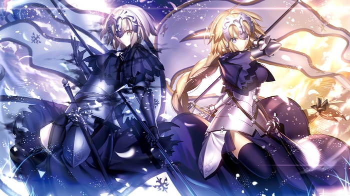 Jeanne d'Arc and Jeanne Alter from Fate/Grand Order