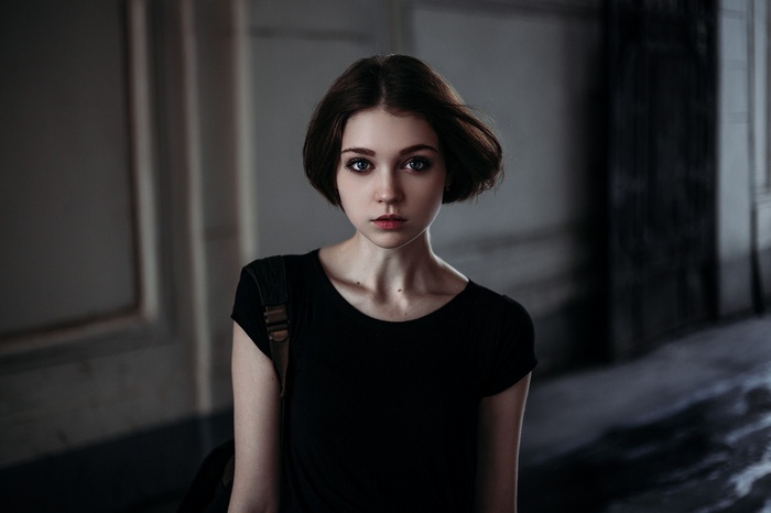 Portrait of Olya Pushkina by Ivan Proskurin